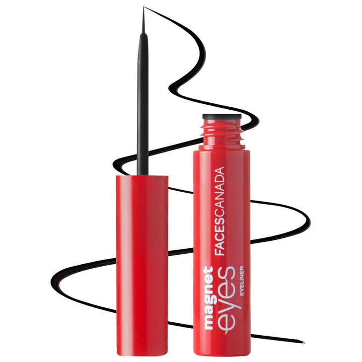 Facescanada Magneteyes Eyeliner Deep Black Liquid Eyeliner for Bold Defined Eyes Long Lasting Smudge Proof Waterproof Fo