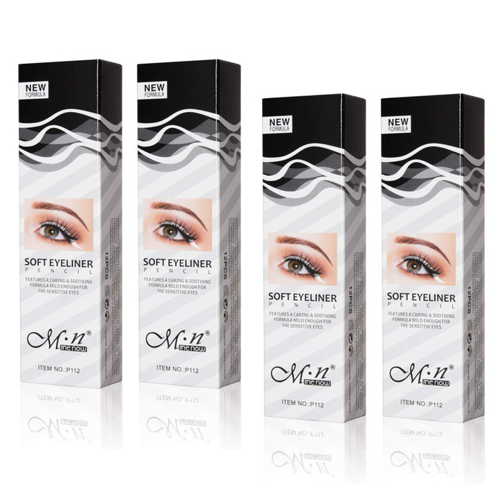 Fashionwu White Eyeliner Pencil Professional Highlighter Eye Liner Pen Soft Strokes Waterproof LongLasting Eyeshadow Eye