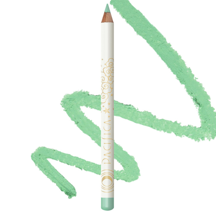 Pacifica Waterproof Eyeliner Pencil Pastel Mint Green Liner Longwear SmudgeProof Eye Liner Eye Makeup Vegan CrueltyFree