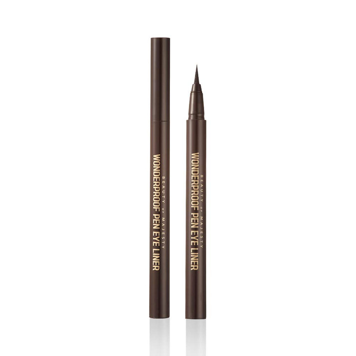 BOM COSMETICS Wonderproof Pen Eyeliner 02 Wonder Brown 06g liquid eyeliner with thin tip for a clear coloration water oi