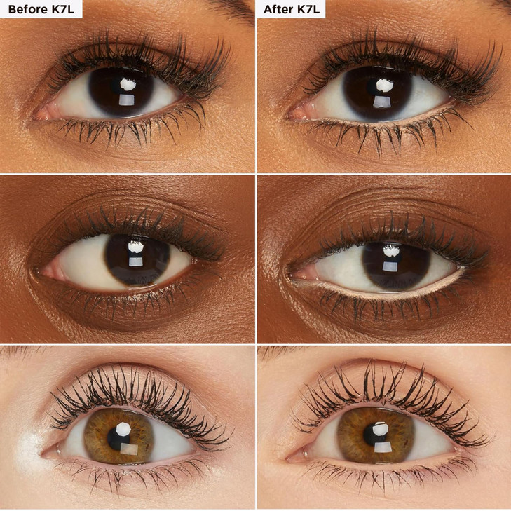 K7L Eyeliner In Creamy Nude Color Brightening Eye Liner for Bigger Brighter More Open Eyes In Seconds Waterproof and Smu