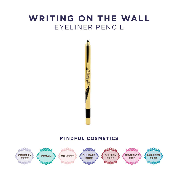 Pretty Vulgar Writing on the Wall Eyeliner Pencil Clean CrueltyFree Confidential Black