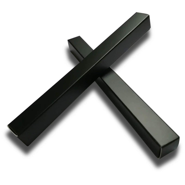 ANZKA 50 Pcs Eyeliner Packaging Boxes 57x063x063 Inch Twist Pen Wrapping Box Black Matte Cuticle Oil Pen Package Boxes