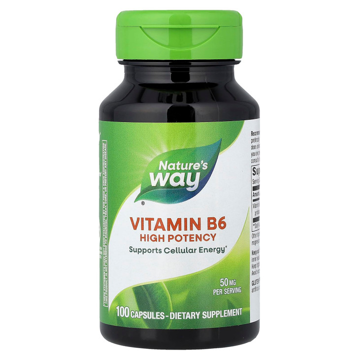 Nature's Way Vitamin B-6, 50 mg per serving online at globaldelivered