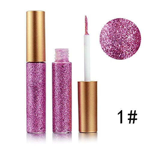 Liquid Glitter Eyeliner 3 Color Metallic Glitter Sparkling Eyeliner Face Eye Cosmetic Glow Shimmer Makeup Glitter Eye Sh