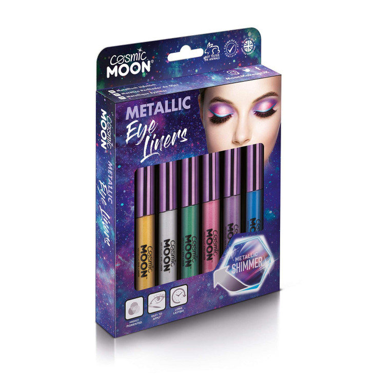 Cosmic Moon Metallic Eye Liner 035fl oz For mesmerising metallic eye styles Boxset