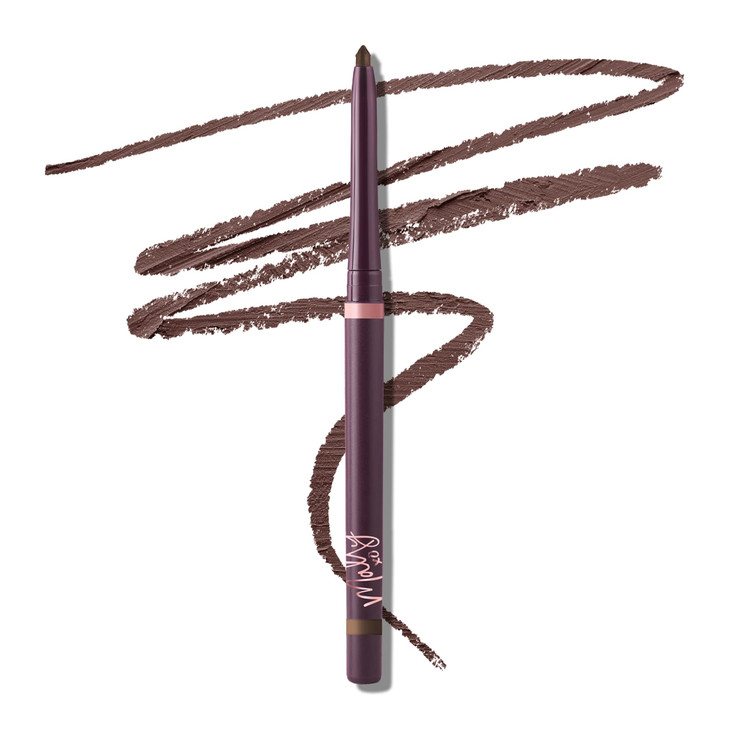 Mally Beauty Evercolor Gel Waterproof Eyeliner Walnut Creamy LongLasting SmudgeProof Gel Formula Retractable Eye Liner