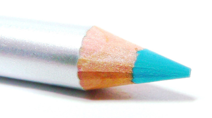 Pure Ziva Bright Azul Teal Turquoise Vibrant Light Sky Blue Wood Eyeliner Pencil HD Professional Eye Liner Smudge Proof