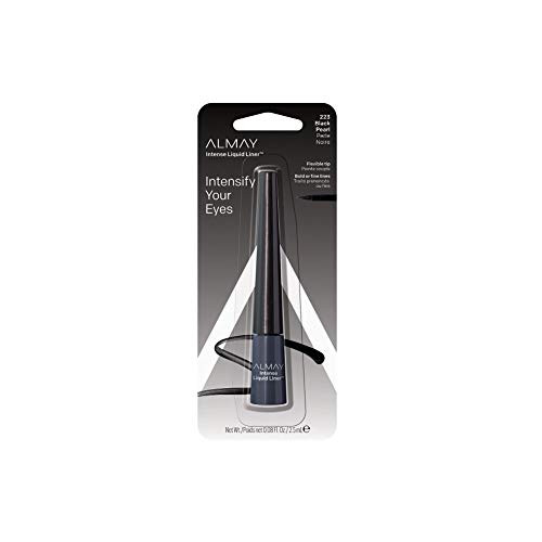Almay Intense Liquid Eyeliner Waterproof and Longwearing Hypoallergenic Cruelty Free Fragrance Free Ophthalmologist Test