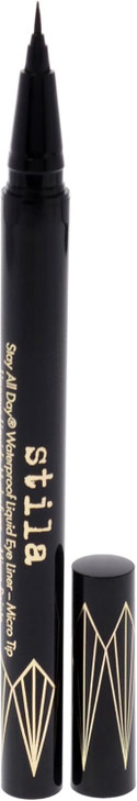Stila Stay All Day Waterproof Liquid Eye Liner Micro Tip Intense Black 0016 Oz Eyeliner