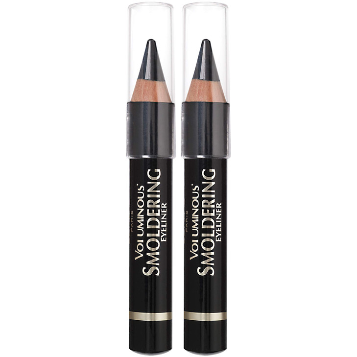 LOreal Paris Voluminous Smoldering Eyeliner Black 0056 Oz 2 Count