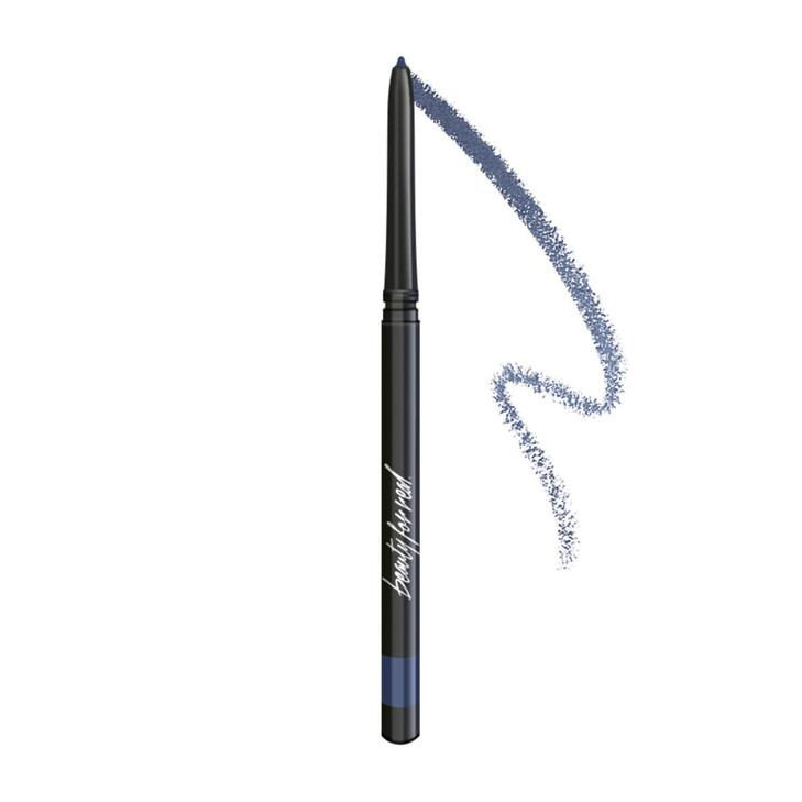 Beauty For Real ILine 247 Eyeliner In the Navy Dark Shimmery Blue LongWearing Waterproof Gel Formula Safe for Sensitive