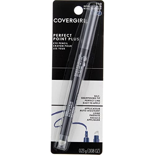 Covergirl Perfect Point Plus Self Sharpening Eye Pencil Midnight Blue 220 008 Ounce