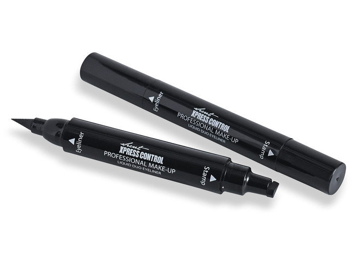 Secret Xpress Control Winged Eyeliner Stamp Waterproof Long Lasting Liquid Black Pen Cat Eye Matte Eye Makeup Black 2 Pa
