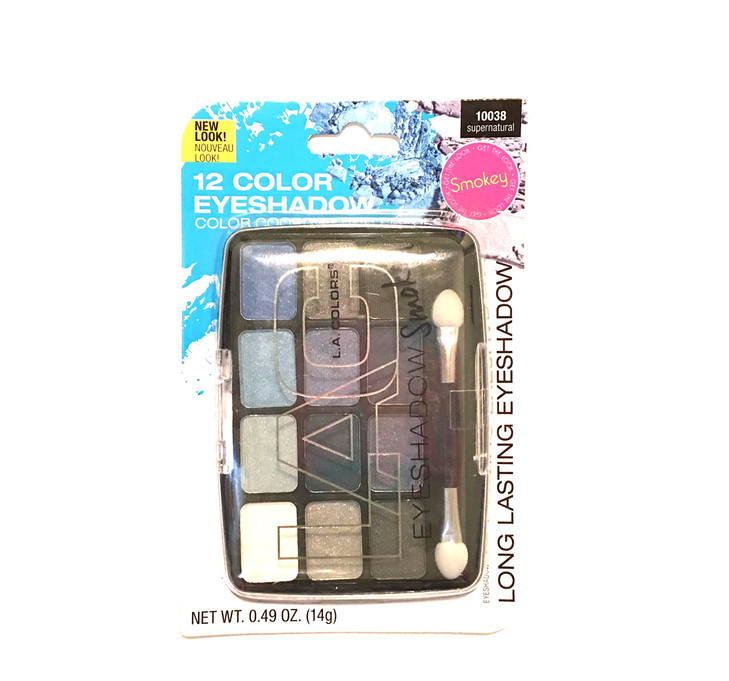 LA Colors 12 Color Eyeshadow Palettes Supernatural