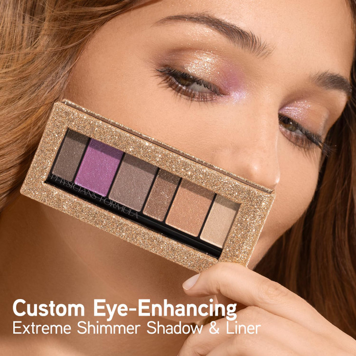 Physicians Formula Shimmer Strips Custom EyeEnhancing Extreme Shimmer Shadow Liner Hypoallergenic Eyeshadow Palette with