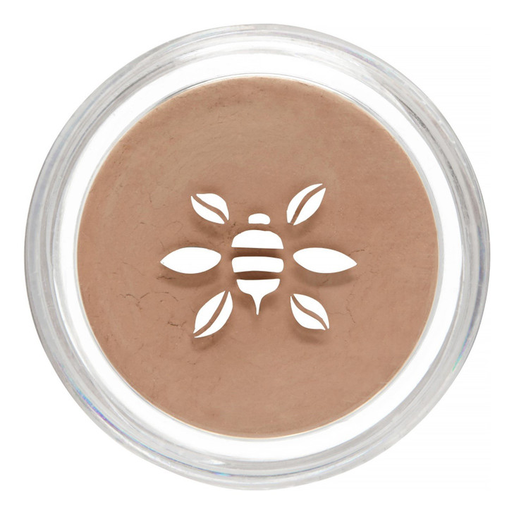 Honeybee Gardens PowderColors Clean Mineral Eye Shadow in Chai Matte Pale Creamy Brown Versatile Portable SkinFriendly 2
