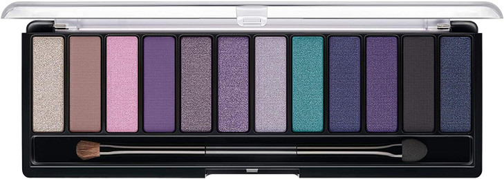 Rimmel London MagnifEyes Eyeshadow Palette 12 Shades Blendable Formula Versatile 008 Electric Violet 05oz