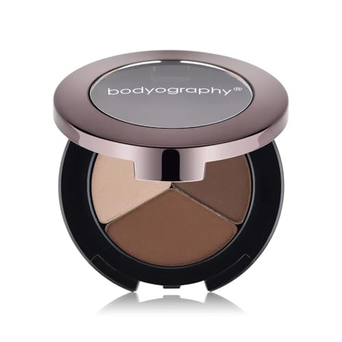 Eyebrow Powder Trio 3Shade Brow Palette for Defining Filling Shaping Brows Blendable LongLasting Brow Powder Kit for Nat
