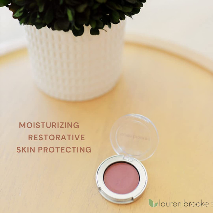 Lauren Brooke Cosmetiques Cream Eyeshadow Natural Organic Richly Pigmented Eye Makeup Creme Eyeshadow For Women Rose Bro