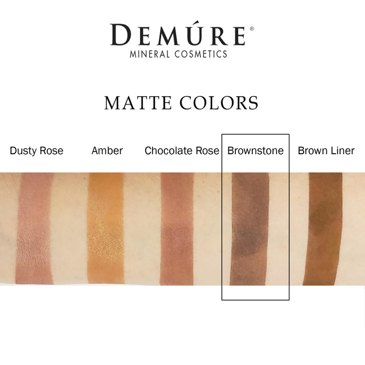 Demure Mineral Make Up Brownstone Eye Shadow Matte Eyeshadow Loose Powder Eye Makeup Professional Makeup
