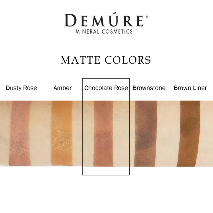 Demure Mineral Make Up Chocolate Rose Eye Shadow Matte Eyeshadow Loose Powder Eye Makeup Professional Makeup