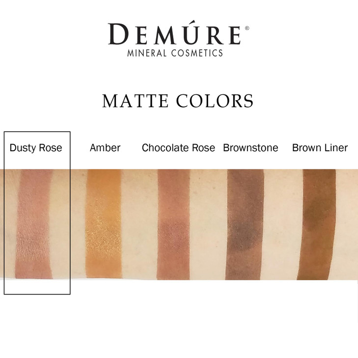 Demure Mineral Make Up Dusty Rose Eye Shadow Matte Eyeshadow Loose Powder Eye Makeup Professional Makeup