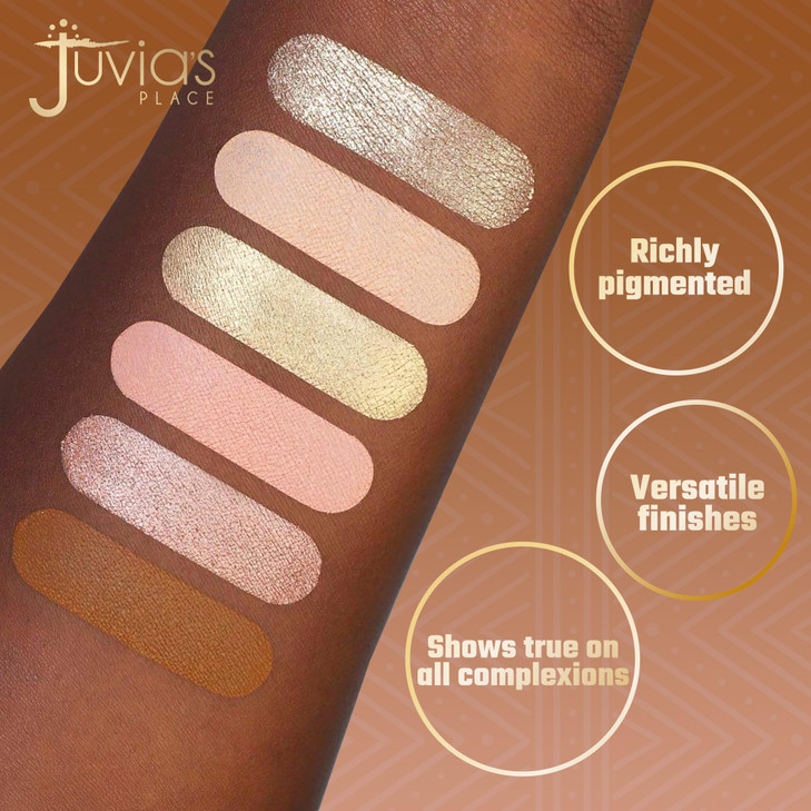 Juvias Place Palette The Sweet Pinks Deep Fuchsia Soft Sweet Pink Shades of 6 Pressed Pigments Palette Professional Make