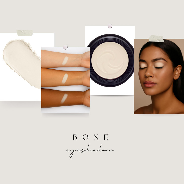 Gabriel Cosmetics Eyeshadow Bone IvoryNeutral Matte 007 oz Natural Paraben Free VeganGluten freeCruelty freeNo GMOVelvet