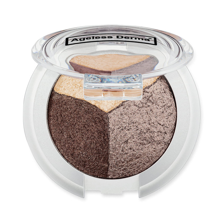 Ageless Derma Mineral Makeup Baked Eyeshadow trio AquaVegan Eye Shadow
