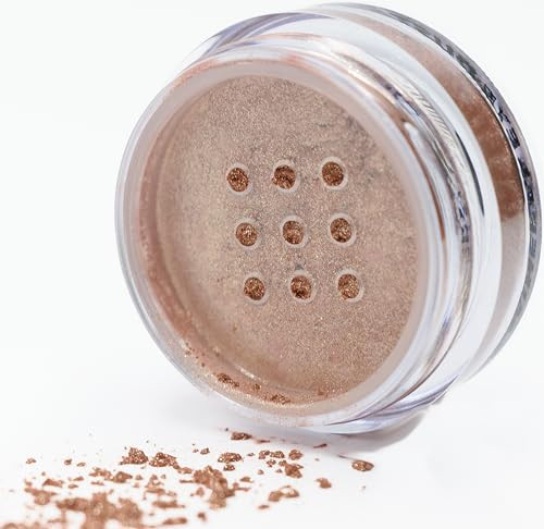 Pure Ziva White Sparkle Vanilla Shimmer Vegan Single Loose Eyeshadow Talc Paraben Cruelty Free