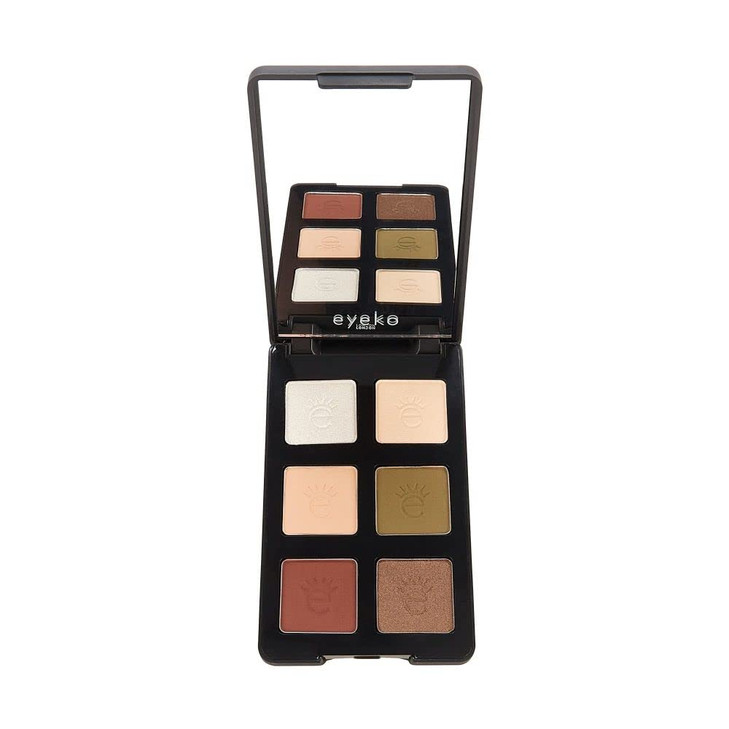 Eyeko Limitless Eyeshadow Palette 1 High Pigment 6 Shades Blendable Light Nude Shades and Soft Shimmers Vegan