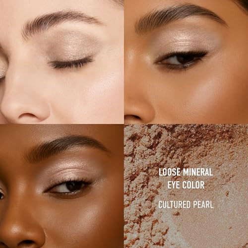 bareMinerals Single Loose Mineral Eyeshadow Cultured Pearl Vegan CrueltyFree DermatologistTested