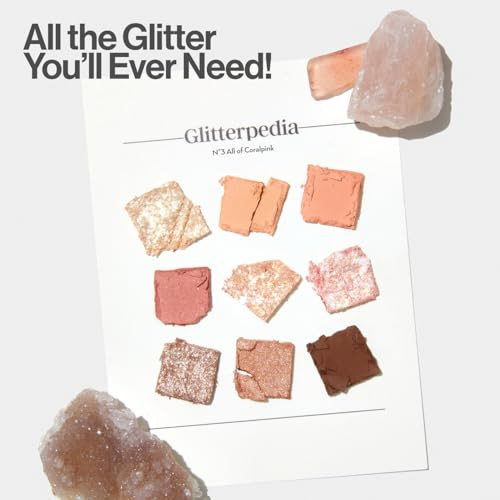 UNLEASHIA Glitterpedia Eye Palette NO3 All of Coralpink