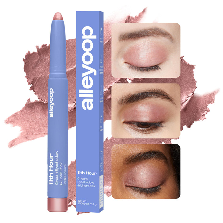 ALLEYOOP 11th Hour Waterproof Cream Eyeshadow Stick LongLasting Eye Shadow Pencil Eyeliner Cream to Powder Stick Highlig