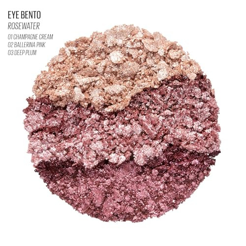 Kaja Beauty Bento Collection Bouncy Eyeshadow Trio Plum Rosy Tones Travel Size 01 Rosewater 2019 Allure Best of Beauty A