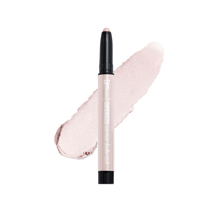 IT Cosmetics Superhero NoTug Waterproof Eyeshadow Stick Passionate Pearl Ivory Pearl Longwear Blendable Cream Eyeshadow