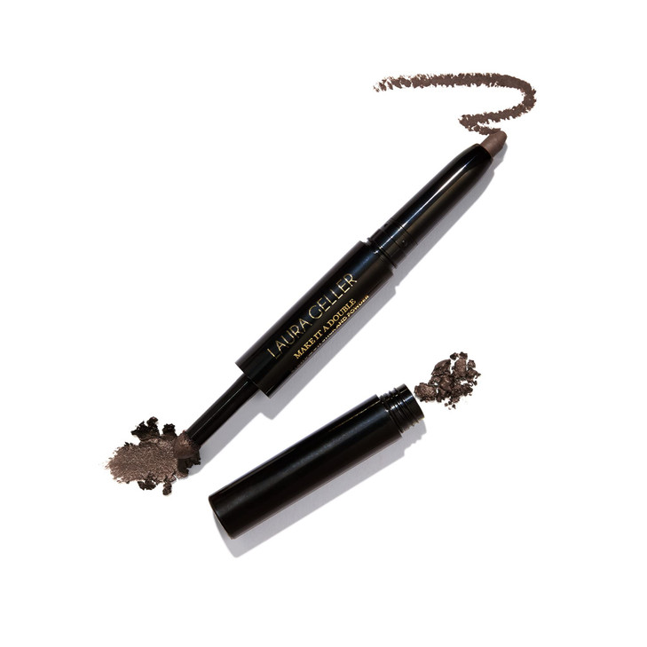 LAURA GELLER NEW YORK Make It A Double Eyeshadow Cream Eye Shadow Stick and Matching Powder Absinthe