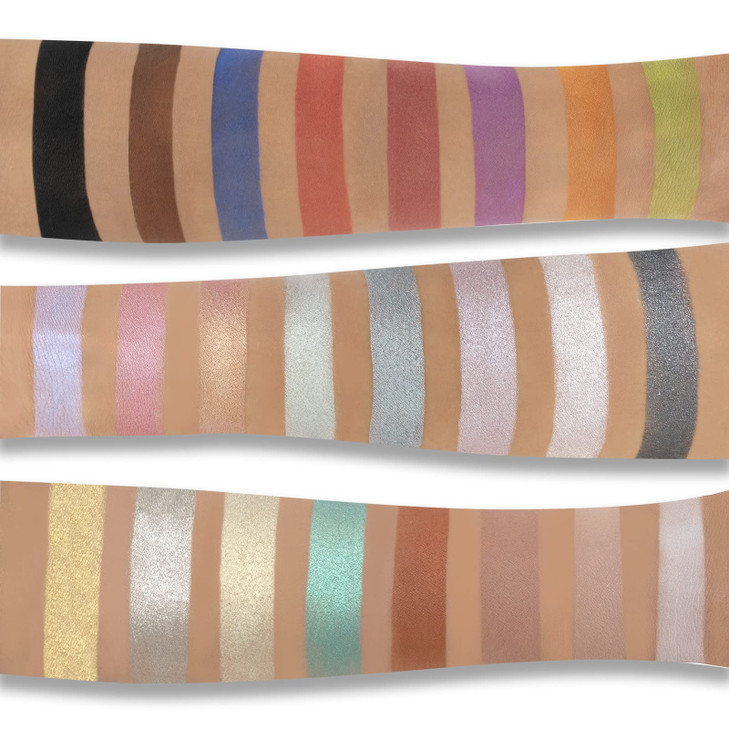 Klara Cosmetics 24 Eyeshadow Palette Eye Makeup Palette with Matte Shimmer and Metallic Finishes Face Makeup Palette Mal
