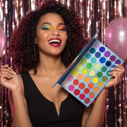 BestLand 39 Color Rainbow Eyeshadow Palette Professional Makeup Matte Metallic Shimmer Eye Shadow Palettes Ultra Pigment
