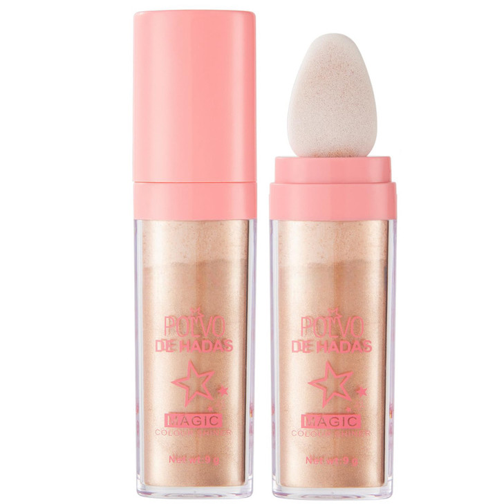 Polvo De Hadas Fairy Dust Highlight Patting Powder Full Body Contouring and Clavicle Pearlescent Patting Powder for Face