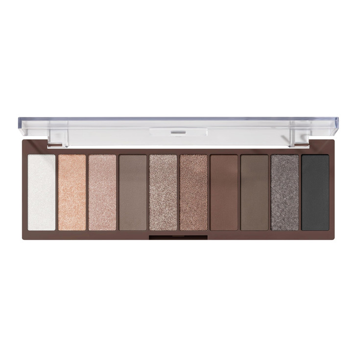 elf Perfect 10 Eyeshadow Palette Ten Ultrapigmented Nude Shades Blendable Formula Vegan Crueltyfree Everyday Smoky Packa