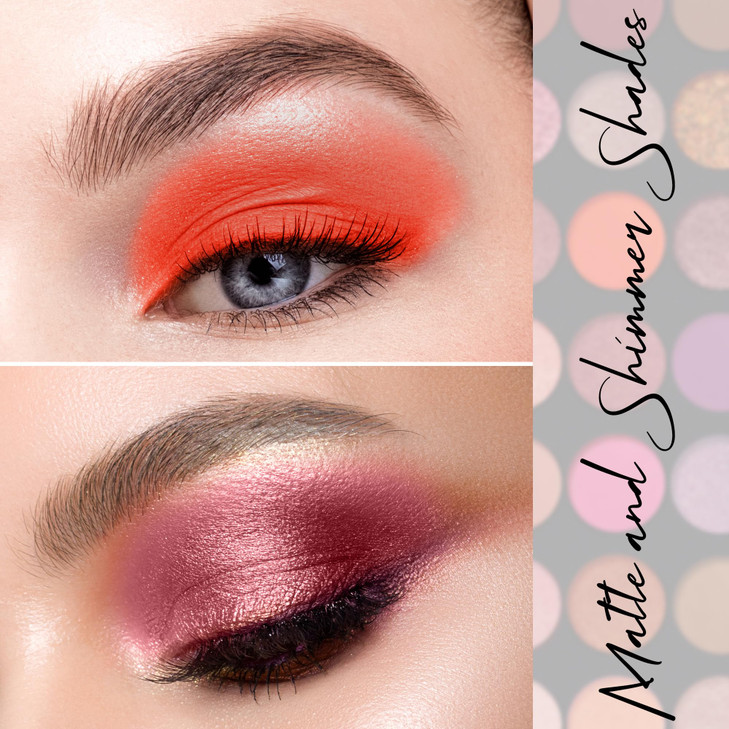 Profusion Cosmetics Mirage 35 Shade Eyeshadow Palette UltraPigmented Powder in Bright Vibrant Colors for Stunning Eye Lo