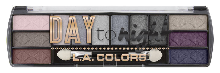 LA COLORS Day to Night 12 Color Eyeshadow Evening CES431