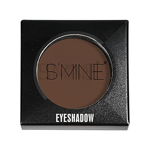 ISMINE ISMINE Single Eyeshadow Powder Palette Matte Coffee High Pigment Longwear Single Brown Eye Makeup for Day Night 0