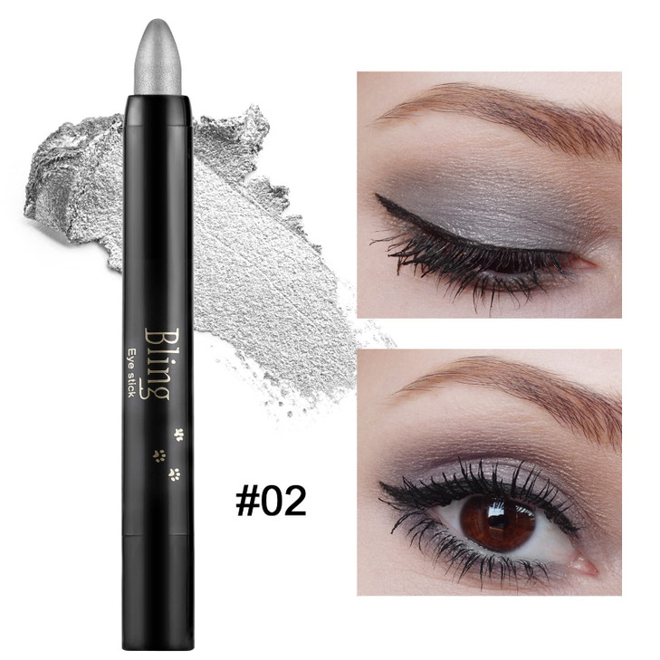 Boobeen Waterproof Eyeshadow Stick Shimmer Cream Eyeshadow Pen Easy to Use