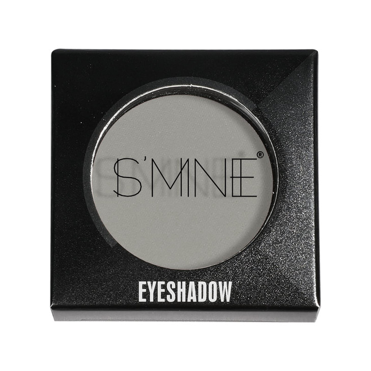 ISMINE ISMINE Single Eyeshadow Powder Palette Matte Grey High Pigment Longwear Single Grey Eye Makeup for Day Night 03