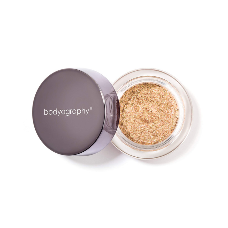 Bodyography Glitter Pigment Eye Shadow Long Wear Shimmer Eyeshadow Vegan Talc Paraben Free Cream Powder Formula Bubbly Y