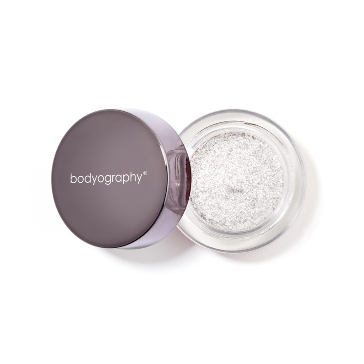 Bodyography Glitter Pigment Eye Shadow Long Wear Shimmer Eyeshadow Vegan Talc Paraben Free Cream Powder Formula Halo Sil