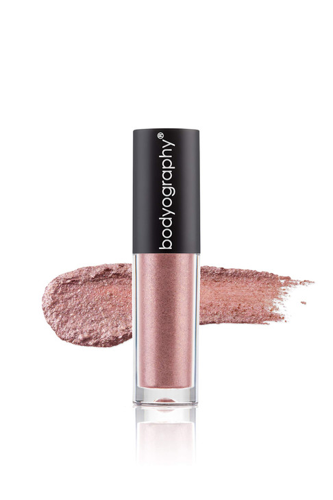 Bodyography Crystal Glide Liquid Eyeshadow Rose Quartz Soft Pink Weightless LongLasting Liquid Chrome Eye Color Buildabl